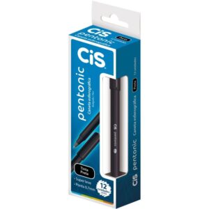 Caneta Esferografica Cis Pentonic 0,7MM Preta - Imagem 1