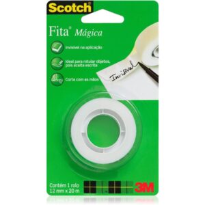 Fita Invisivel Scotch 810 12MMX20M Corta Faci - Imagem 1