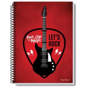 Caderno Espiral 1/4 Capa Dura Rox Masculino 96FLS. - Imagem 1