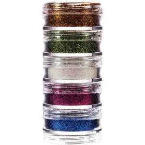 Pintura Facial Po Glitter 3G 5 Cores - Imagem 1
