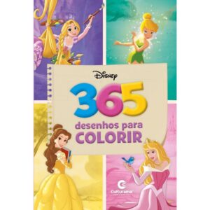 Livro Infantil Colorir 365 Princesas 368PGS 13,5X20,5 - Imagem 1