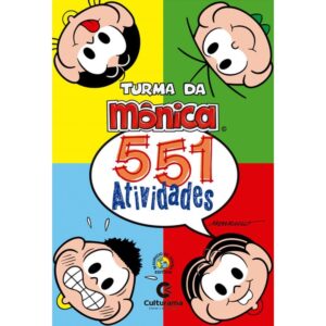Livro Infantil Colorir 551 Atividades Turma da Monica - Imagem 1