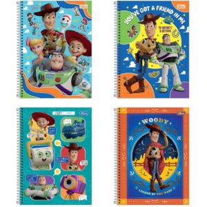 Caderno 01X1 Capa Dura Toy Story 80FLS. - Imagem 1