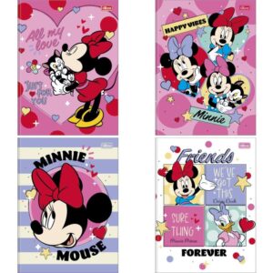 Caderno Brochurao Capa Dura Minnie 80FLS. - Imagem 1