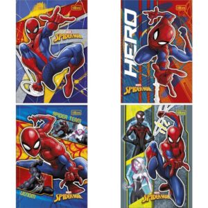 Caderno Brochura 1/4 Capa Dura Spider-Man 80FLS. - Imagem 1