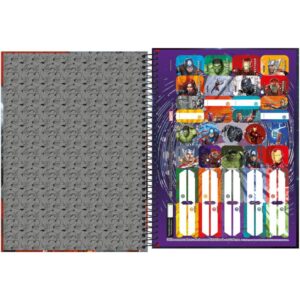 Caderno 01X1 Capa Dura Avengers 80FLS. - Imagem 2