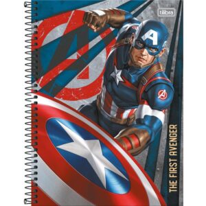 Caderno 01X1 Capa Dura Avengers 80FLS. - Imagem 5