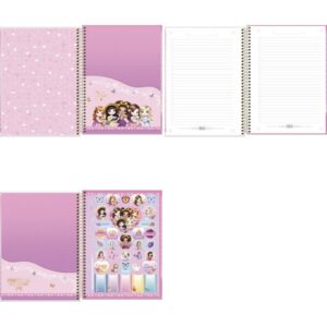 Caderno 01X1 Capa Dura Jolie 80FLS. - Imagem 2
