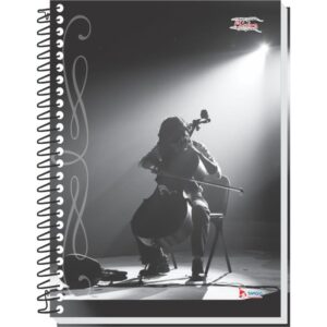 Caderno Musica 8 Capas 64FLS. 63G. Univ. - Imagem 4