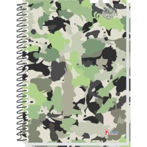 Caderno 10X1 Capa Dura Camuflagem 160FLS. - Imagem 2