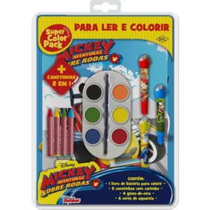 Livro Infantil Colorir Mickey Super Color Pack - Imagem 1