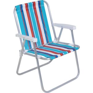 Cadeira P/Piscina/Praia Alta de Aluminio 54X54X70 - Imagem 9