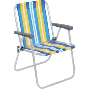Cadeira P/Piscina/Praia Alta de Aluminio 54X54X70 - Imagem 10
