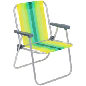 Cadeira P/Piscina/Praia Alta de Aluminio 54X54X70 - Imagem 6