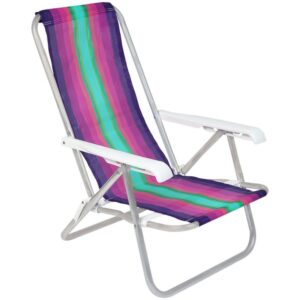 Cadeira P/Piscina/Praia Reclinavel 4POSIÇOES 73X54X84 - Imagem 10