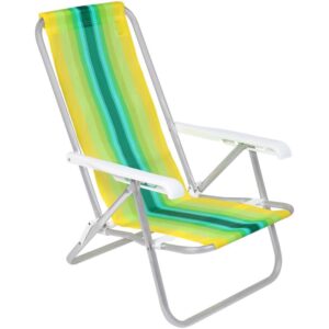 Cadeira P/Piscina/Praia Reclinavel 4POSIÇOES 73X54X84 - Imagem 2