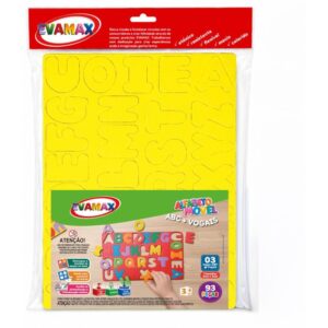 Material Didatico Eva Alfabeto Movel 93PCS 5MMX5CM - Imagem 3