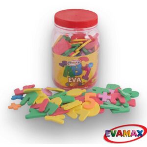 Material Didatico Eva Gd Alfan 5MM 5X3CM 138 PC 3ABC - Imagem 1