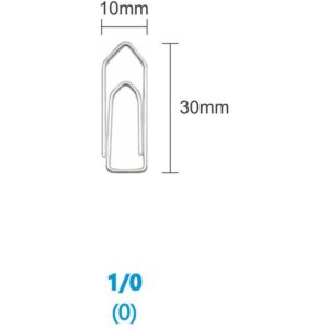 Clipe Galvanizado Aco 1/0 Linha Leve C/100 Unid. - Imagem 2
