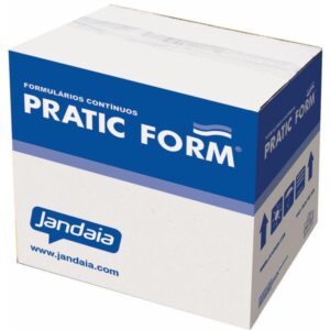 Formulario Continuo Branco 1 Via 80COL.PRATIC 56G. - Imagem 1