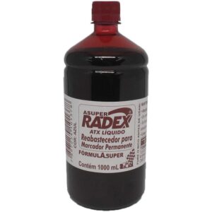 Tinta Marcador Permanente Reabastecedor 1000ML Vermelho - Imagem 1