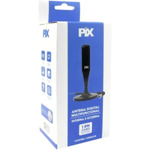 Antena para TV Interna Hdtv 1.8M Base C/Ima - Imagem 3