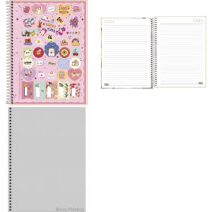 Caderno 10X1 Capa Dura Hug Me 160FLS. - Imagem 2
