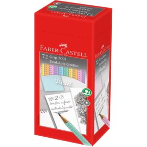 Lapis Preto Triangular Ecolapis Grip 2001 Tons Pastel - Imagem 1