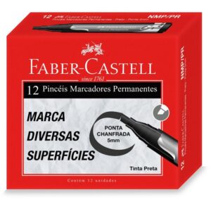 Pincel Marcador Permanente Preto - Imagem 1