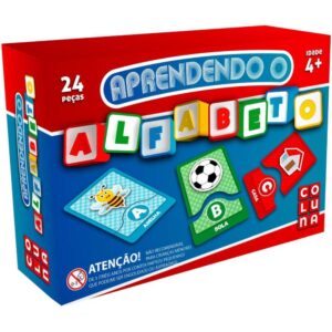 Brinquedo Pedagogico Aprendendo o Alfabeto 24PÇS - Imagem 1