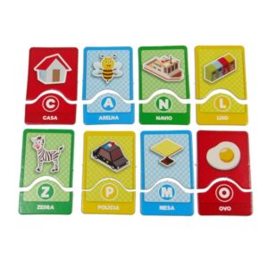 Brinquedo Pedagogico Aprendendo o Alfabeto 24PÇS - Imagem 2