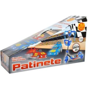 Patinete Azul C/Luz,som e Cesta - Imagem 2