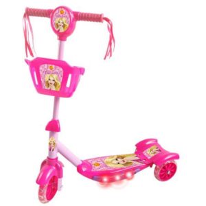 Patinete Rosa C/Luz,som e Cesta - Imagem 1