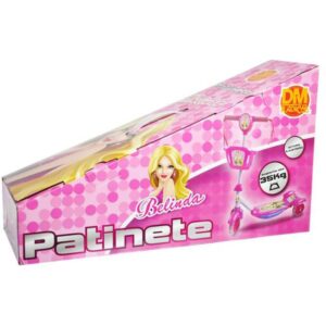 Patinete Rosa C/Luz,som e Cesta - Imagem 2