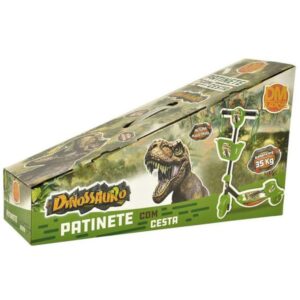 Patinete Dinossauro C/Som/Luz e Cesta - Imagem 2
