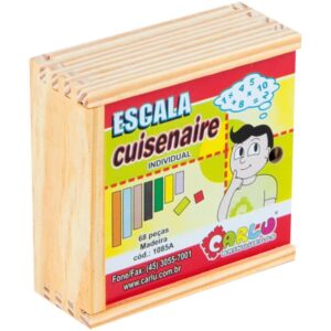 Brinquedo Pedagogico Escala Cuisenaire INDIV.68PCS - Imagem 1