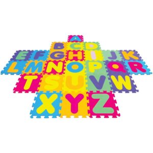 Brinquedo Pedagogico Eva Alfabeto 28X28CM 5MM 26 Pecas - Imagem 1