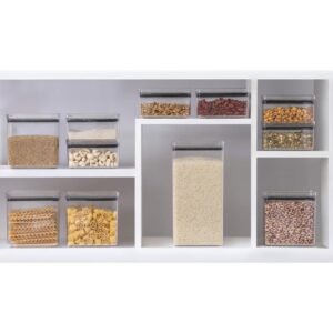 Pote Acrilico Hermetic 2.600ML Lumini Retang - Imagem 2