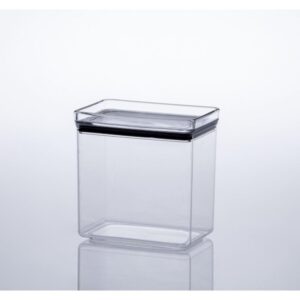 Pote Acrilico Hermetic 1.300ML Lumini Retang - Imagem 1