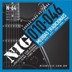 Encordoamento P/Guitarra 010/046 Tradicional - Imagem 1