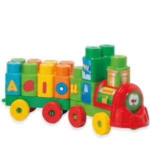 Brinquedo Educativo Trenzinho Baby Land 28 Blocos - Imagem 3