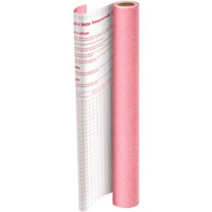 Plastico Adesivo 45CMX10M Gliter Rosa PP 0,10 - Imagem 1
