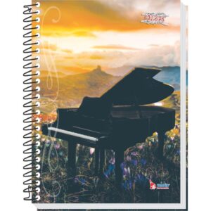 Caderno Musica 8 Capas 1/4 64FLS. 63G. - Imagem 2