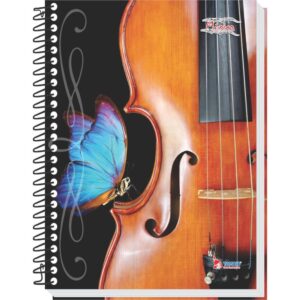 Caderno Musica 8 Capas 1/4 64FLS. 63G. - Imagem 3