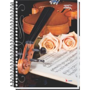 Caderno Musica 8 Capas 1/4 64FLS. 63G. - Imagem 5