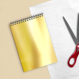 Plastico Adesivo 45CMX10M Metalico Dourado PP 0,08 - Imagem 2