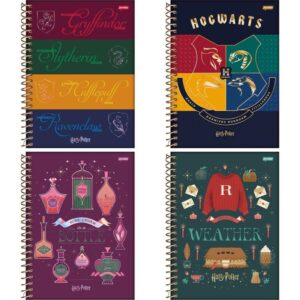 Caderno 10X1 Cp.dura Colegial Harry Potter 160FLS. I.a - Imagem 1