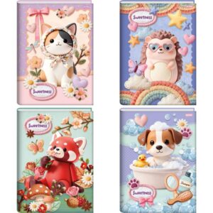 Caderno Brochurao Capa Dura Sweetness 80FLS. - Imagem 1