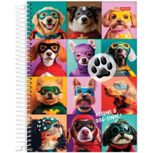 Caderno 01X1 Capa Dura Pets Love 80FLS. - Imagem 4