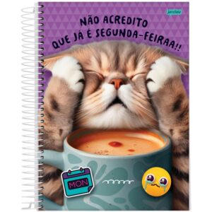 Caderno 01X1 Capa Dura Pets Love 80FLS. - Imagem 5